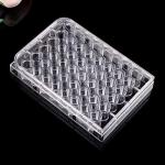 ULTECHNOVO 48 Well Cell Culture Plate Plastic Petri Dish for Lab (12.7 x 8.5 x 2 cm)