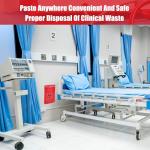 500 Red Biohazard Waste Bags - 11"x15