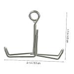 FELTECHELECTR 10 Pcs Lab Clamp Spring Water Stopper for Rubber Hoses Adjust Pinchcock Flow Control Sealing Clip