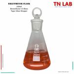 TN LAB 250ml Erlenmeyer Flask Borosilicate 3.3 Glass with 24/25 Jointed Glass Stopper