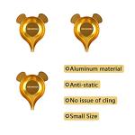 NEOWEIGH Powder Pans, Small Size, 0.5" Depth, 2.12" Length, 1.75" Width, Narrow Spout, Aluminum Pan Use with Scale, Pan for Powder Dispenser, Weighing Dishes, Metal Weigh Boats (Pack of 3)