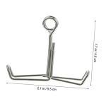 PLAFOPE 10 Pack Spring Water Stoppers Tube Spring Stopper Clips Pinchcock Control Clips for Lab Equipment