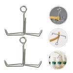 PLAFOPE 10 Pack Spring Water Stoppers Tube Spring Stopper Clips Pinchcock Control Clips for Lab Equipment