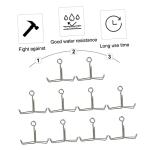 LIFKOME Spring Water Stopper Clamp Lab Clamp 10 Pcs Sealing Clip for Rubber Hoses Adjust Pinchcock