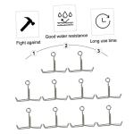 Unomor Spring Hose Clamp 10 Pcs Sealing Clip Pinchcock Tube Clip Lab Tubing Clamp Easy to Install