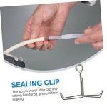 PLAFOPE 10 Pack Spring Water Stoppers Tube Spring Stopper Clips Pinchcock Control Clips for Lab Equipment