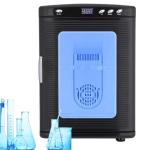 Reptile Egg Incubator, 25L Portable Science Laboratory Incubator, Cooling and Heating 10°C-60°,Reptile Incubator with Handle, Digital Incubator for Small Reptiles,Black