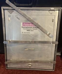 FisherBiotech FBXC 1417 Electrophoresis Autoradiography Cassette 14"x17" Screen!