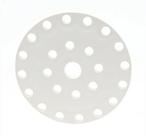 Dynalon Kartell 256025 Plastic Unbreakable Vacuum Desiccator Plates, 141mm Diameter (Case of 10)