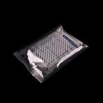 Laboratory Disposable Cell Culture Plate 96 Well Plastic microplate with Cover, sterile Packaging of 5 Bacterial Culture Plates in compartments(Round Bottom)