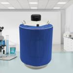 Nitrogen Cryogenic Container, 10/30L Liquid Nitrogen Tank with Protective Sleeve Aluminum Alloy Cryogenic Container Liquid Nitrogen (LN2) Dewar Safely Store Liquid Nitrogen for Hospitals (30L)