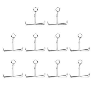 WEISUYUUS 10pieces Water Stopper Spirals Hose Clip for Rubber Hose Liquid Flows Adjust Pinchcock Control Clip Lab Tubing Clip Clamp