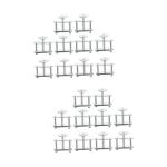 CIYODO 20pcs Hose Clamp Adjust Pinchcock Clamp for Sealing Galvanized Clip for Lab and School Use