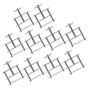 Unomor 10pcs Screw Water Stopper Clamp Flatjaw Pinchcock Spring Clamp Heavy Duty Hose Pliers Sealing Tube Clip Lab Tubing Holder