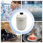 Nitrogen Cryogenic Container, 10/30L Liquid Nitrogen Tank with Protective Sleeve Aluminum Alloy Cryogenic Container Liquid Nitrogen (LN2) Dewar Safely Store Liquid Nitrogen for Hospitals (30L)