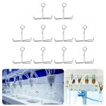 WEISUYUUS 10pieces Water Stopper Spirals Hose Clip for Rubber Hose Liquid Flows Adjust Pinchcock Control Clip Lab Tubing Clip Clamp