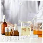 LABRIMP 17pcs Plastic Experiment Board Reaction Spot Plate Reaction Gadget for Lab Strong Light Transmission