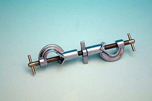 Beyondsupply-Lab zinc alloy electroplating Adjustable swivel CROSS CLIP clamp holder Stand