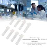 500pcs Microcentrifuge Tube, 1.5ml Flat Bottom Polypropylene Clear Centrifuge Tubes with Screw Cap, Small Sample Bottle Vials Container for Laboratory (Flat Bottom)