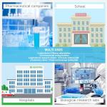 Njvial 200Pcs 10ml Round Bottom Centrifuge Tubes with Lids, Plastic Clear Lab Test Sample Vials with Snap Caps and Graduated Measuring Scale