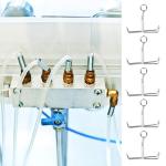 WEISUYUUS 10pieces Water Stopper Spirals Hose Clip for Rubber Hose Liquid Flows Adjust Pinchcock Control Clip Lab Tubing Clip Clamp