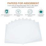 PRETYZOOM Qualitative Filter Paper 11.8 Inch Large Sheets for Laboratory Absorbing and Experiment Filtration 30 Pieces