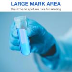 Konohan 200 Pack 50ml Polypropylene Centrifuge Tubes with Screw Caps Round Bottom Sterile Graduated Test Tubes for Science Lab School Storage