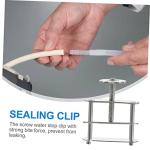 SOLUSTRE 20pcs Water Tube Clip Clamp Screw Water Stopper Flatjaw Pinchcock Sealing Clip for Lab Tubing