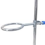 EWANYO Laboratory Stands Support Set, with a Round-jaw Burette Clamp & Butterfly Burette Clamp, Lab Clamp Retort and 2 Flask Ring Clamps, Rod Length 60cm Sciencent Laboratory Grade Lab Metalware Set