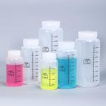 Multi-Size PP Lab Reagent Bottles Set with Scales-Wide Mouth Chemical Plastic Resistant Storage Containers, Airtight Leakproof Graduated Sample Bottles for Laboratory Liquids(20x8oz,12x17oz,6x34oz)