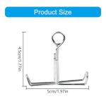 WEISUYUUS 10pieces Water Stopper Spirals Hose Clip for Rubber Hose Liquid Flows Adjust Pinchcock Control Clip Lab Tubing Clip Clamp