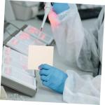 Hemobllo 100sheets Filter Paper Assortment Square Filter Paper Chemistry Laboratory Qualitative