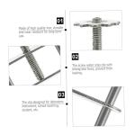 SOLUSTRE 20pcs Water Tube Clip Clamp Screw Water Stopper Flatjaw Pinchcock Sealing Clip for Lab Tubing