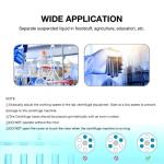 Centrifuge Machine, Lab Benchtop Centrifuges, Electric Laboratory Centrifugal Equipment with 6x50ml Centrifuge Tubes, Low Speed 0-4000RPM 0-60Min Timer 2770xg Max Centrifugal Force