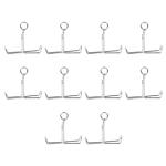 10Pcs Pinchcock Control Clip Lab Tubing Clamp Water Stopper Spirals Hose For Rubber Hose Liquid Flows Adjust Water Stop Clip