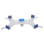 Aluminum Burette Clamp, Lab Adjustable Buret Clamp/Holder Spring Accessory Dual Test Tube Clamps Loaded Laboratory Rubber Holder Titration Stand Accessories