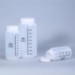 Multi-Size PP Lab Reagent Bottles Set with Scales-Wide Mouth Chemical Plastic Resistant Storage Containers, Airtight Leakproof Graduated Sample Bottles for Laboratory Liquids(20x8oz,12x17oz,6x34oz)