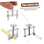 CIYODO 20pcs Hose Clamp Adjust Pinchcock Clamp for Sealing Galvanized Clip for Lab and School Use