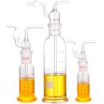 Lab Glass Vacuum Trap with Two Bend Tubes - 60ml
