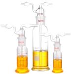 Glass Vacuum Trap Gas Washing Bottle for Labs