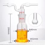 Glass Vacuum Trap Gas Washing Bottle for Labs