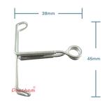 Flatjaw Pinchcock Clamp for Rubber Hose - 5 Pack