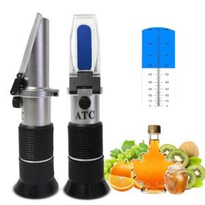 High-Accuracy 0-90% Brix Refractometer for Beverages
