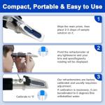 High-Accuracy 0-90% Brix Refractometer for Beverages