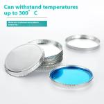 Disposable Aluminum Weighing Pans for Labs - 50 Count