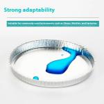 Disposable Aluminum Weighing Pans for Labs - 50 Count