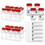 20 Pack 2ml Sterile Glass Vials with Labels