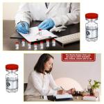 20 Pack 2ml Sterile Glass Vials with Labels