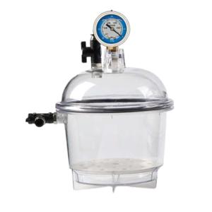 Small Glass Vacuum Desiccator with Double Valves