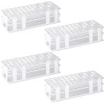 4-Pack Detachable Plastic Test Tube Rack